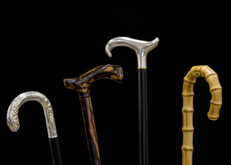 1. Ginza Takagen: Fancy, Handmade Walking Sticks