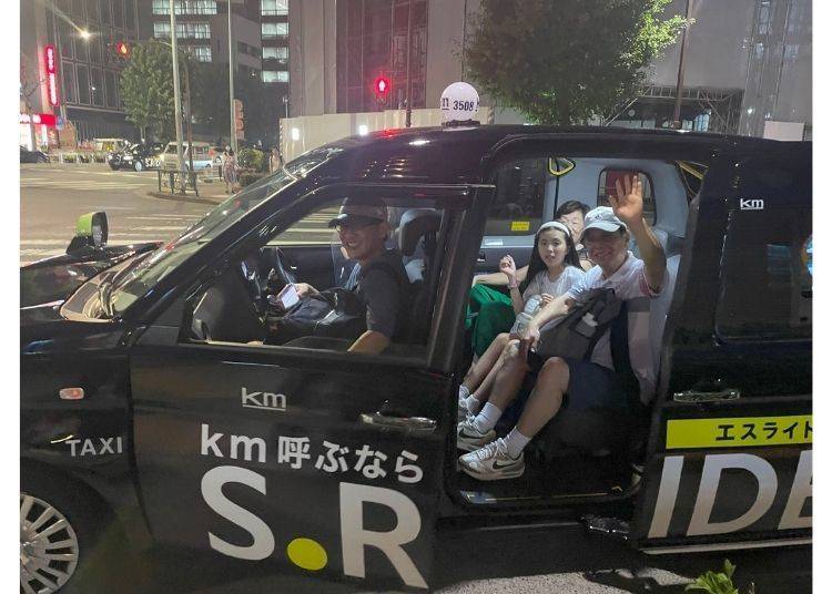 A taxi can save you a lot of trouble on your trip to Tokyo (Photo courtesy of "Ms. Mentaiko's Life and Travel Diary" Facebook Page)