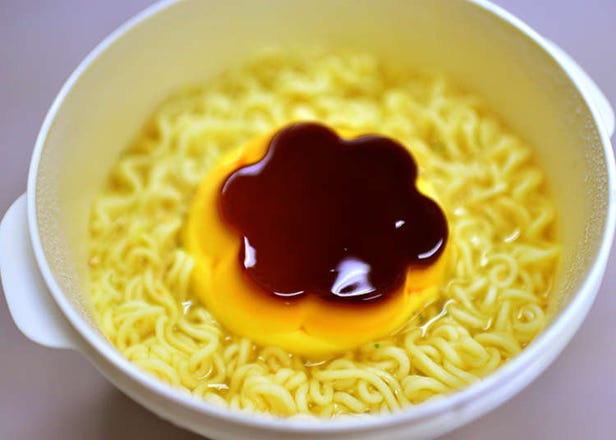 【斬新】台湾で流行った!? 「プリンラーメン」を日本の定番ラーメンの味で試してみたら…