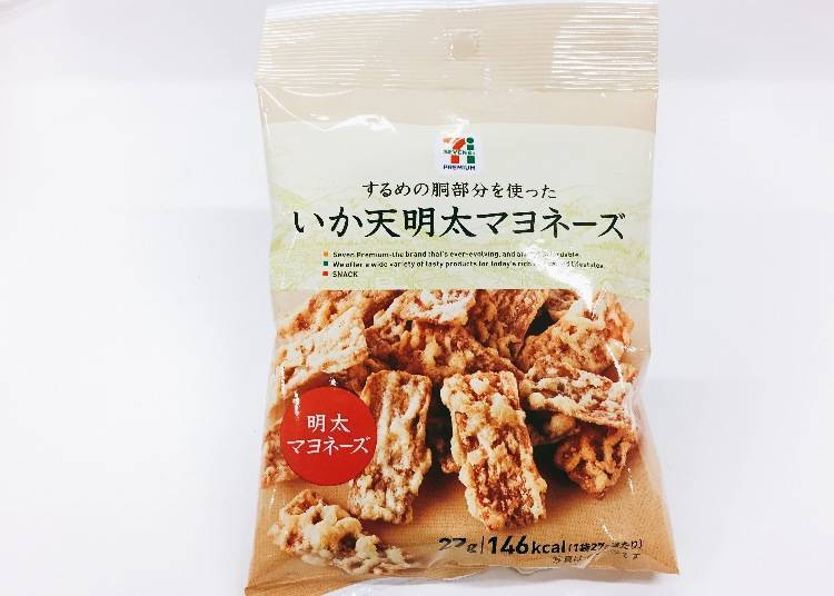 2. Ika-ten Mentai Mayonnaise, Squid Rice Crackers