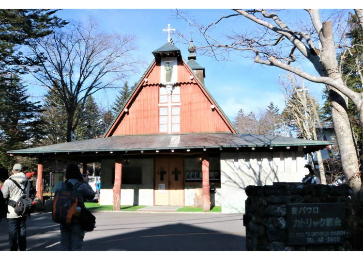 輕井澤知名的代表教會「聖保羅教堂」