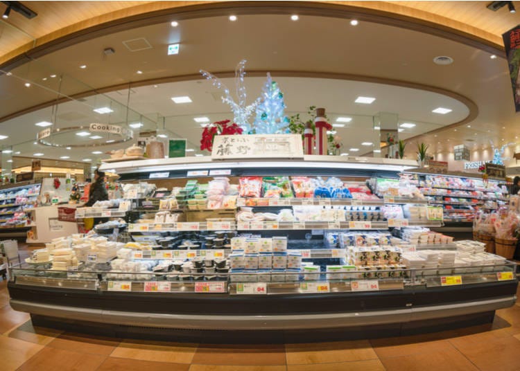 Tofu selection at a Japanese supermarket