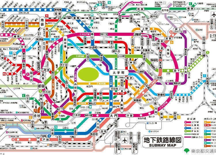 Tokyo Metro: An Underground Network with 9 Lines