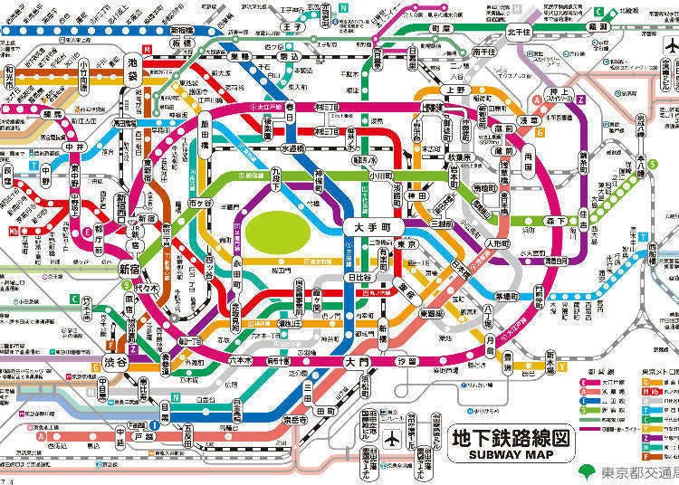 東京Metro－擁有9條路線的地下鐵