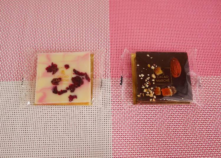 FamilyMart 高級單片巧克力 COCCA MARCHE 系列 (カカオマルシェ タブレットショコラビター & タブレットショコラ ダブルベリー)