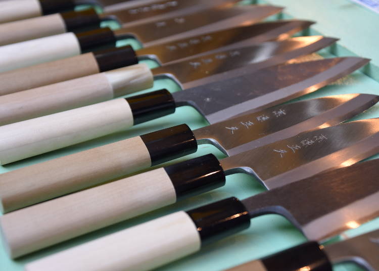 Santoku knives are recommended for most home kitchen uses