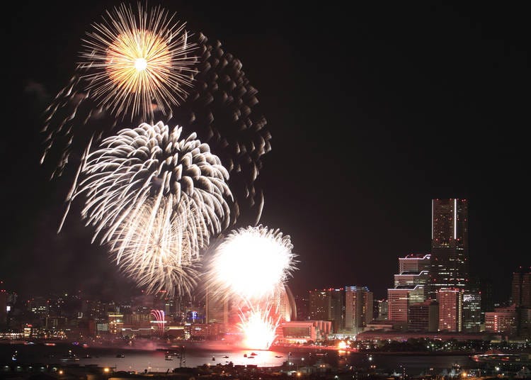 Fireworks in Yokohama every August!