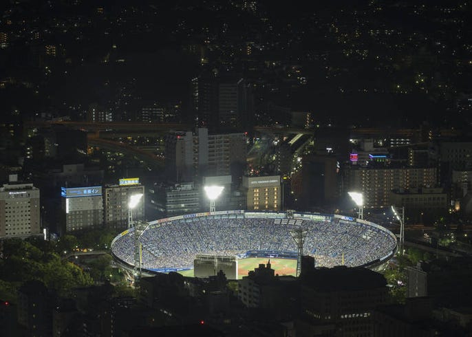 10。 横浜DeNAベイスターズの野球の試合をキャッチ