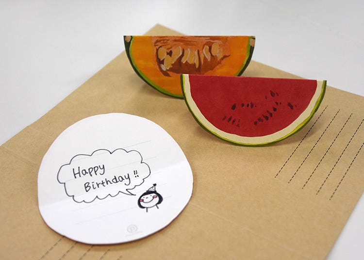 ▲Fruits Block (Melon/ Pineapple/ Apple/ Orange/Water-melon)  ／peperableフルーツブロック　450 yen (+tax.)