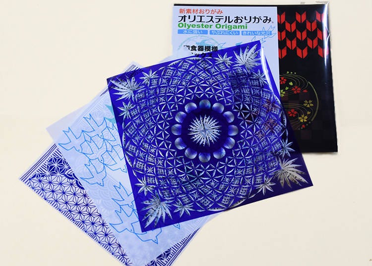 ▲Olyster Origami/TOYOBO オリエステルおりがみ 400 yen