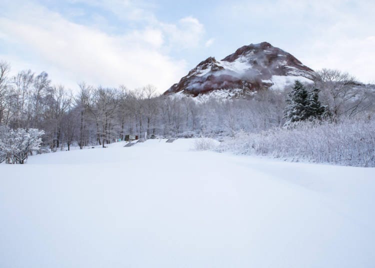 Mount Usu in Hokkaido