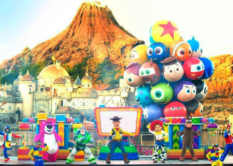 Presenting for the first time at Tokyo DisneySea® Park: “Pixar Playtime”!