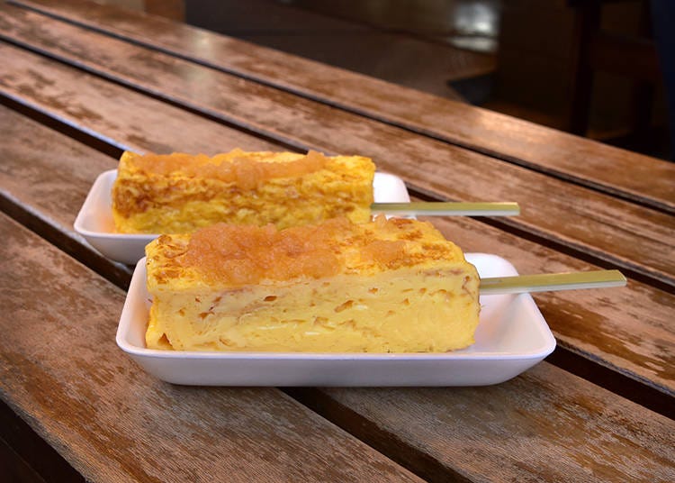 The sweet and less-sweet tamagoyaki