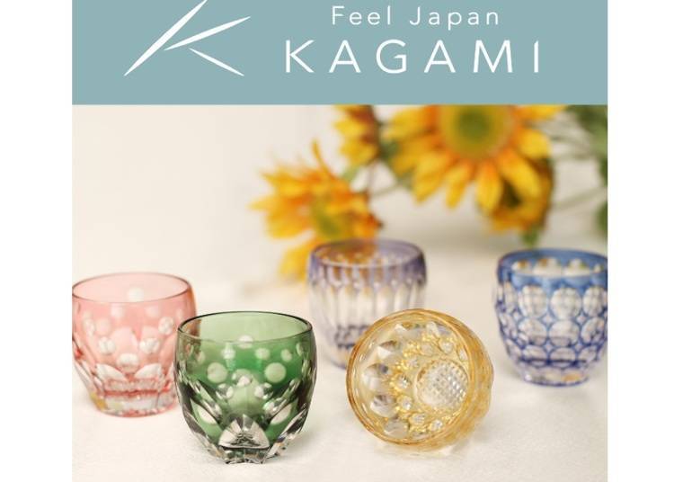 五顏六色的雅緻玻璃用品！『KAGAMI CRYSTAL銀座店』