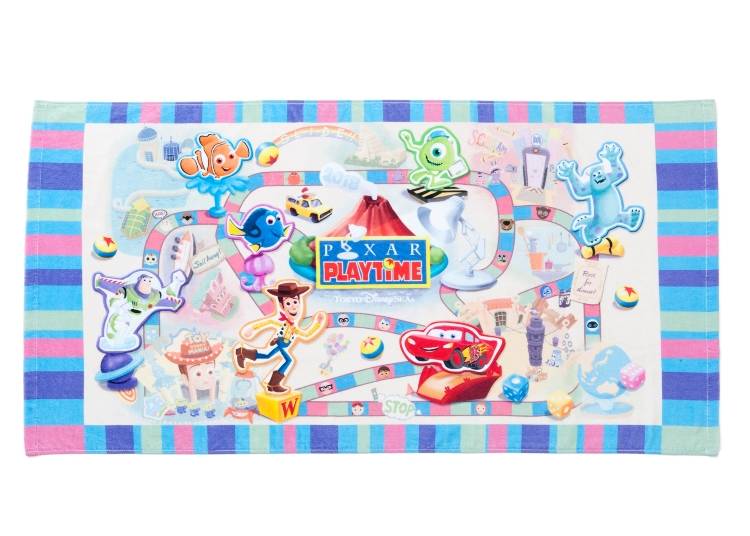 皮克斯遊戲時間浴巾 3000日圓