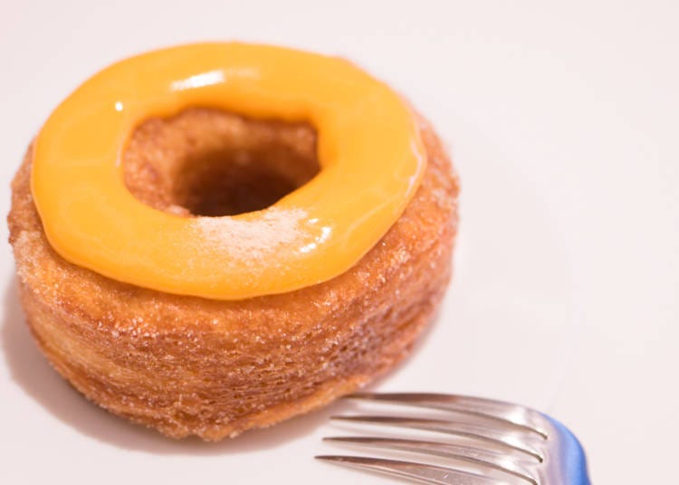 ▲ Kumquat Wasanbon Cronut, 648 yen (tax included; limited flavor of January 2018)