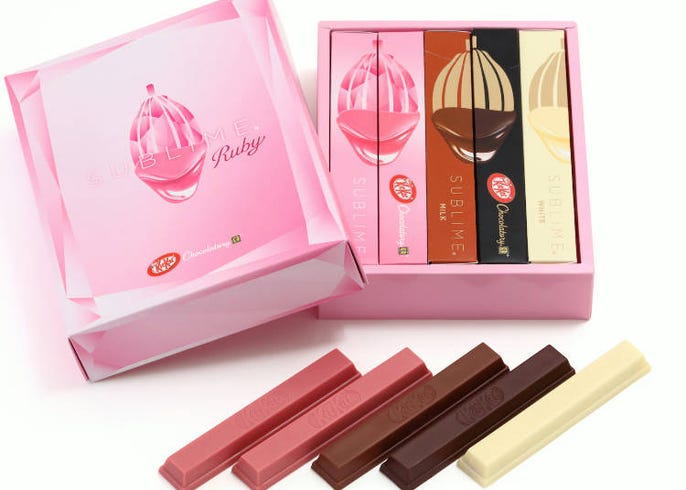 Ruby chocolate, the natural variety of chocolate that is pink and tastes  fruity without additives