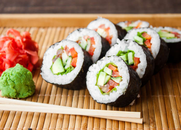 12 Vegetarian Vegan Sushi Rolls You Ll Want To Try Live Japan