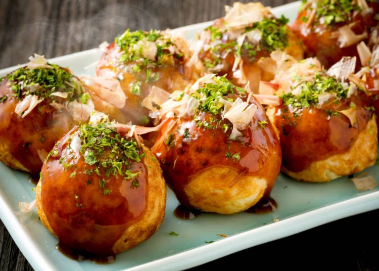 Takoyaki, quintessential Japanese street food