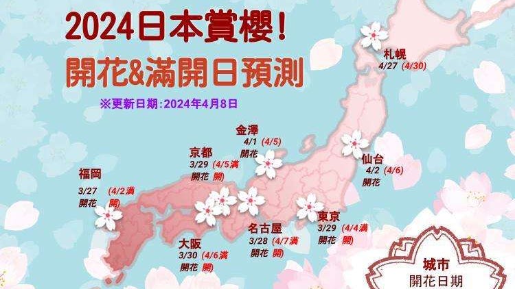 2023日本櫻花開了嗎？開花與滿開預報＆賞櫻景點推薦