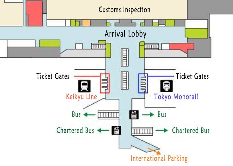 Haneda Airport 2nd Floor Arrivals Lobby