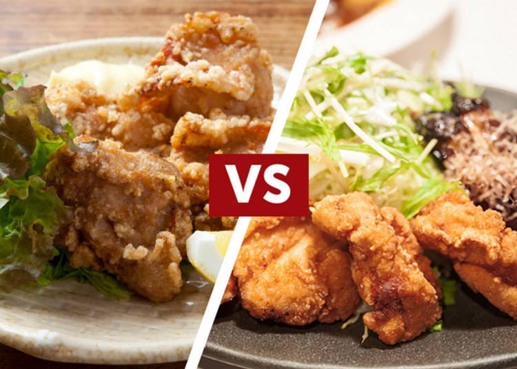 Tori Karaage vs Tatsuta-age vs fried chicken