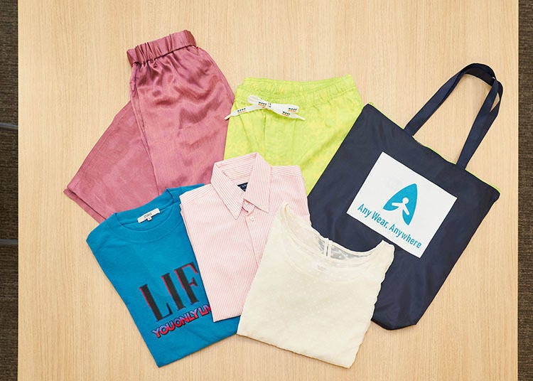 嘗試日本服裝租借服務「Any Wear, Anywhere」以減少行李箱空間