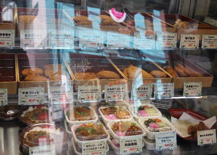 The shop offers a variety of homemade side dishes as well.