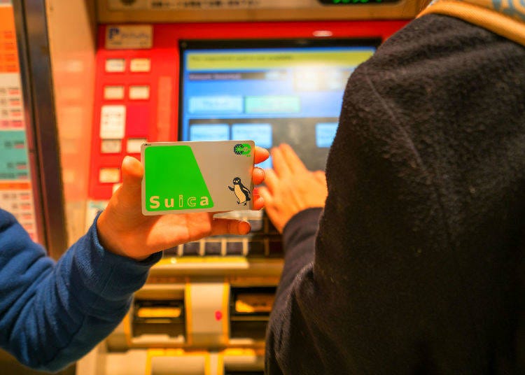 3. Get an IC Card for Trains, Buses, Convenience Stores, Vending Machines, and more!
