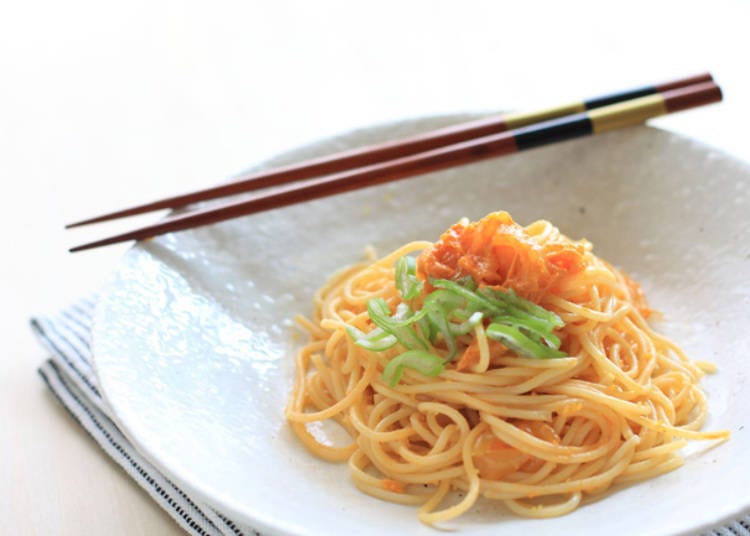 Sea Urchin Japanese Pasta Dish