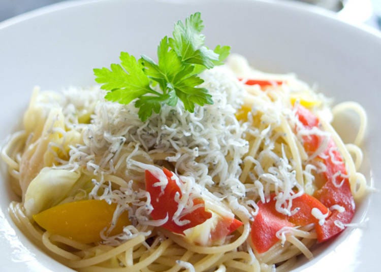 Whitebait-based Japanese Pasta Dish