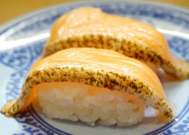 3. Aburi Salmon Nigiri