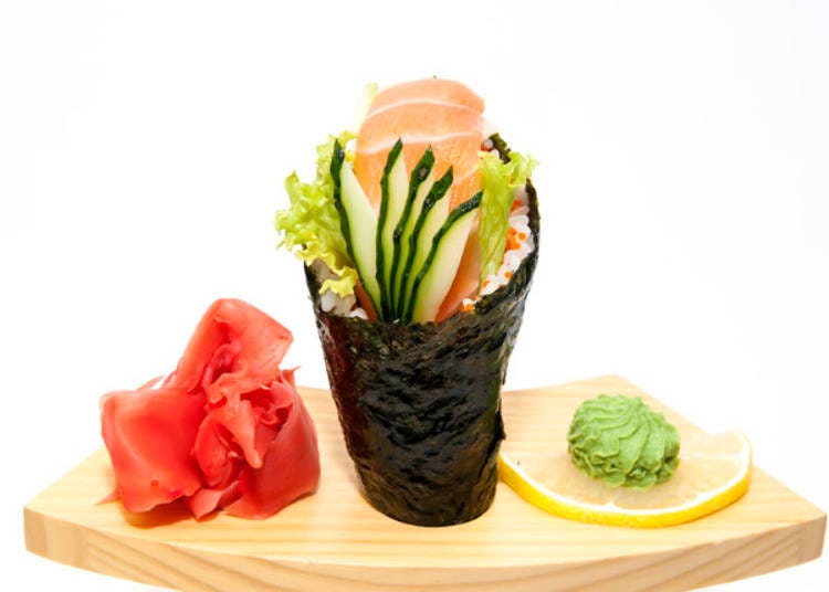 8. Salmon Temaki