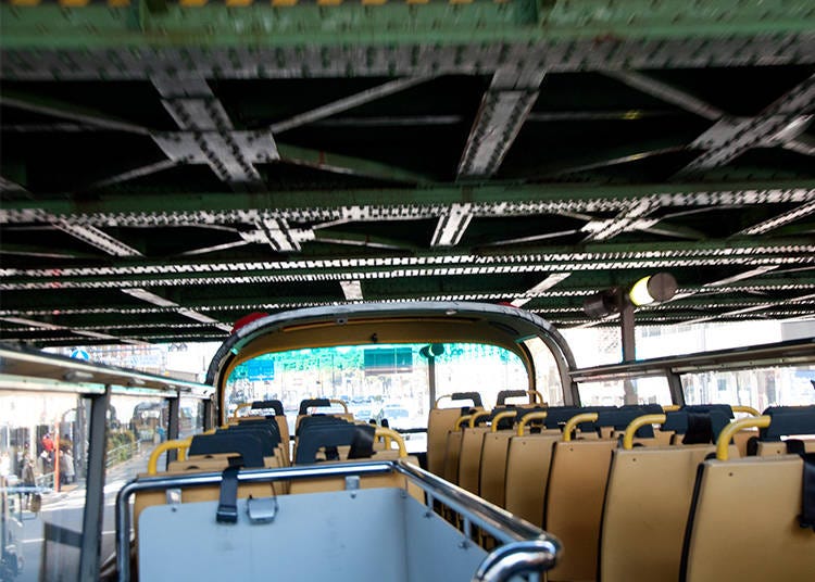 This might be the most nerve-wrecking part of the tour. You’d be able to touch the elevated train tracks if you reached out!