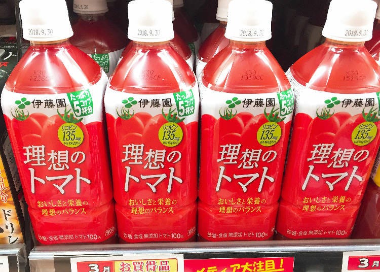 飲品排行第9名 伊藤園 理想番茄汁（理想のトマト）