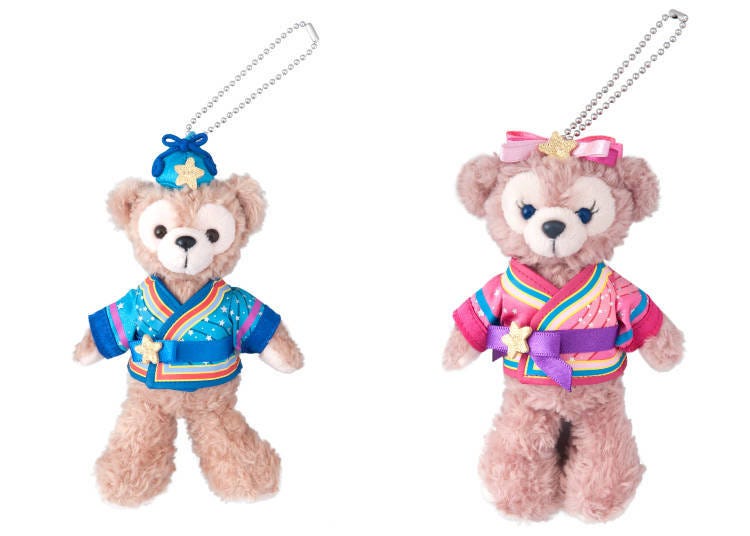 Duffy and Sherry May Plush Badge, ¥1800 each