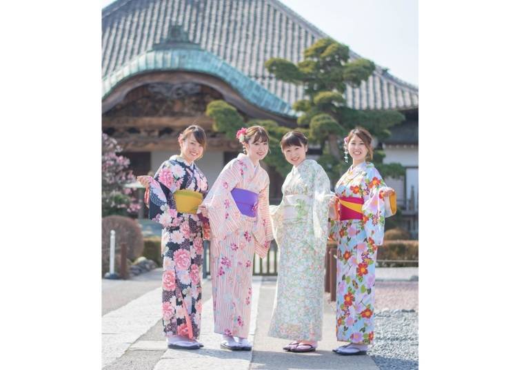Kimono Rental Yuzuya: Wear a kimono while walking the streets of this castle town