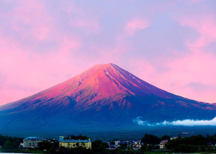 箕輪好雄 富士山(赤富士)-