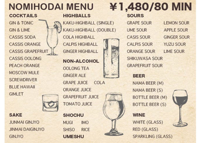 Nomihodai The Most Cost Effective Option At Izakaya Live Japan Travel Guide