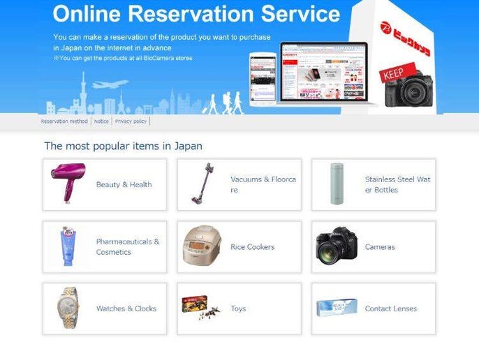 Discount Tickets More The Convenient Services Of Biccamera Japan S Popular Electronics Shop Live Japan Travel Guide