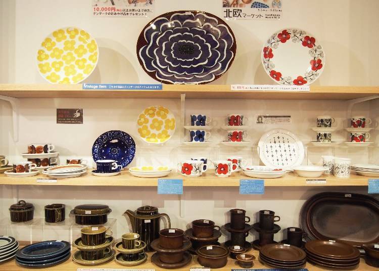 The day we visited a Scandinavian city was being featured. ARABIA vintage kitchenware