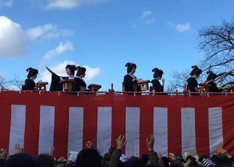 February – a traditional event called “setsubun”