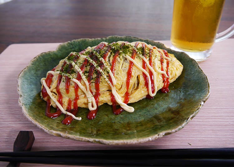 Omu-Yakisoba, Stir-Fried Noodles with a Fluffy Omelet