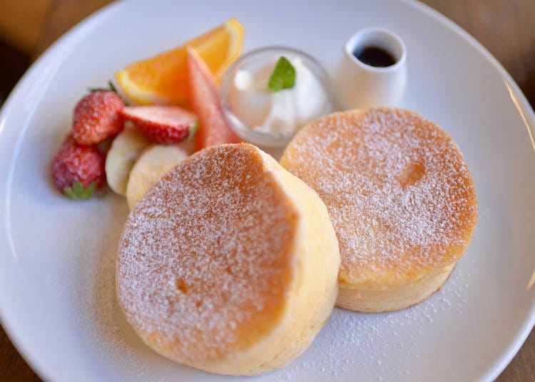 Ricotta cheese pancakes 1350 yen