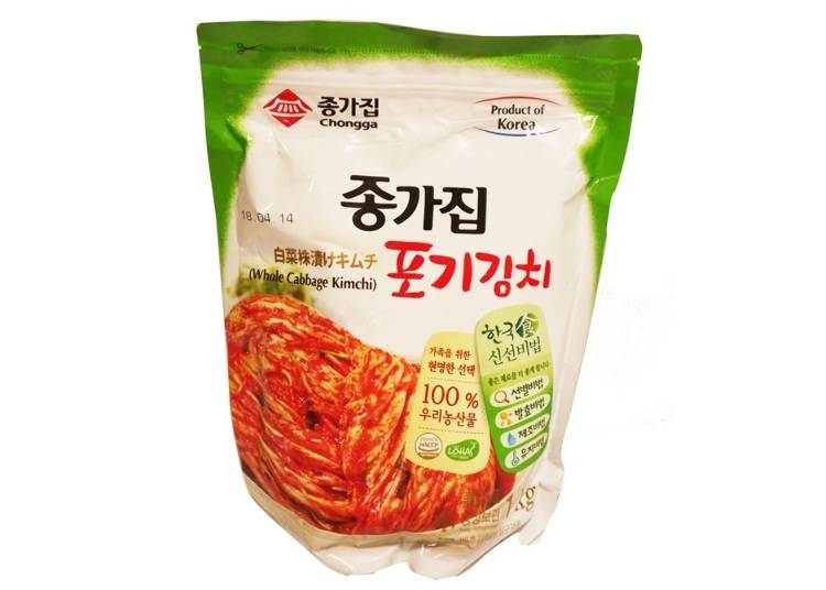 【か】：韓国産のキムチが、料理には絶対おすすめ！