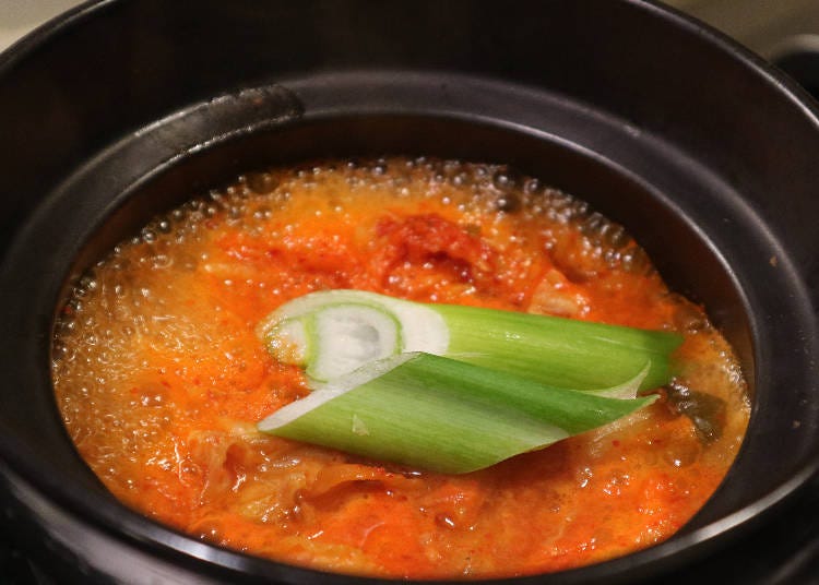 【た】：タレ（スープ）の味を調節する時は、ニンニクや唐辛子を！