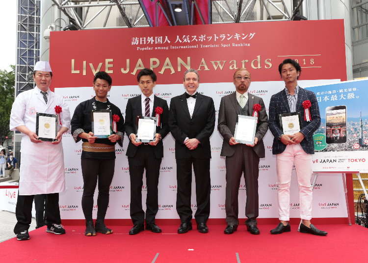 LIVE JAPAN AWARDS 2018 – Crowning Tourist’s Top Tokyo Spots