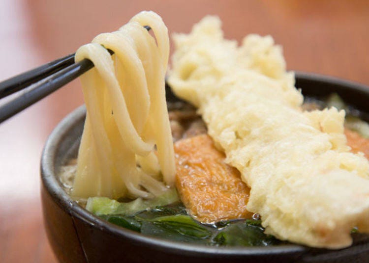 A rich, flavorful broth paired with chewy, springy noodles—a perfect match!