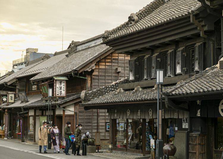 2. 川越：江戸時代の風情ある街並み