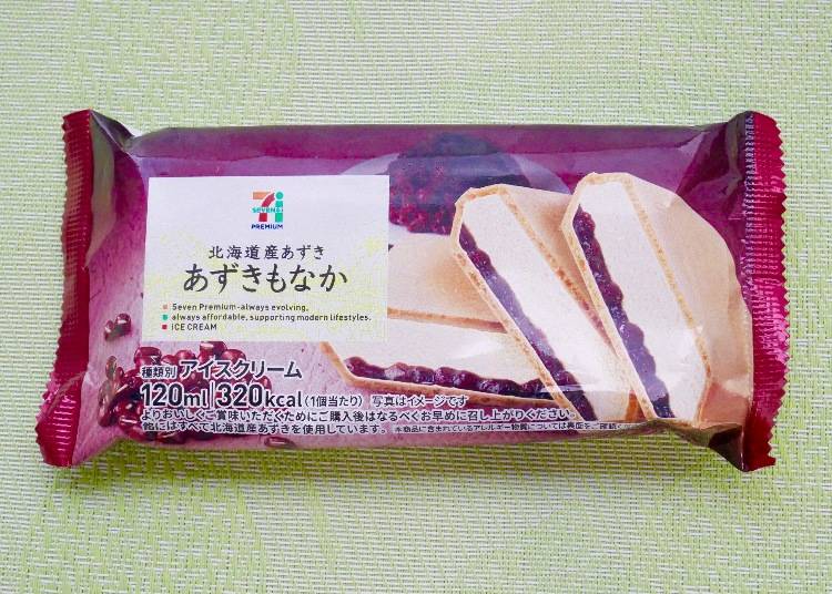 北海道紅豆最中冰淇淋（あずきもなか）